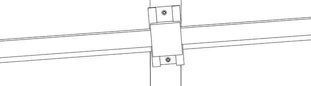 guide block for driveway with slope across