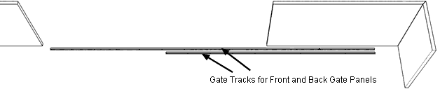 tracks for a telescopic gate